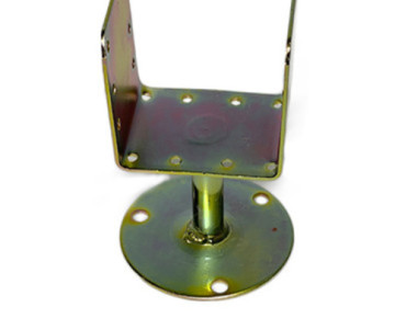 Опора для деревянного бруса Economic 80 с пяткой, 19017